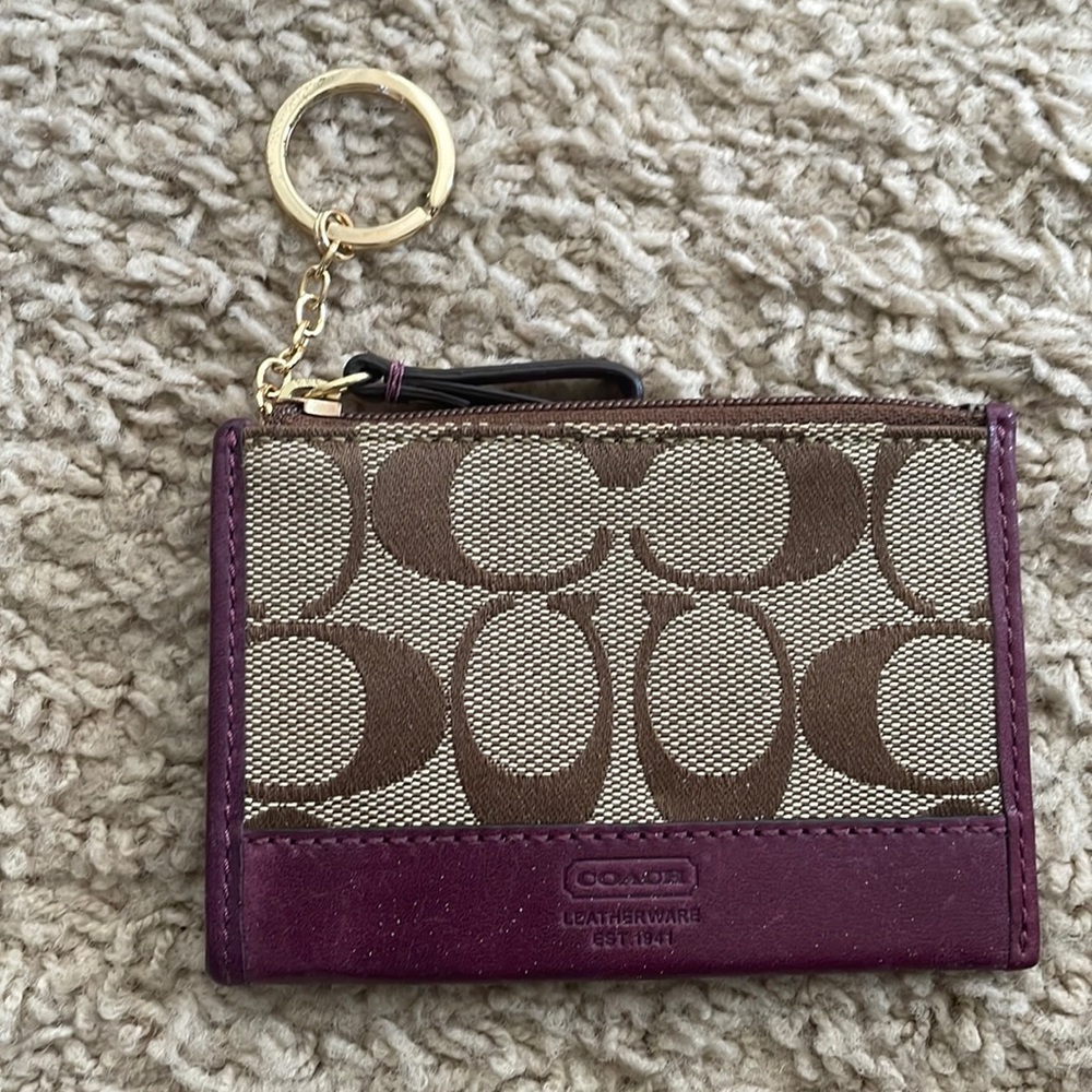 Coach coin purse